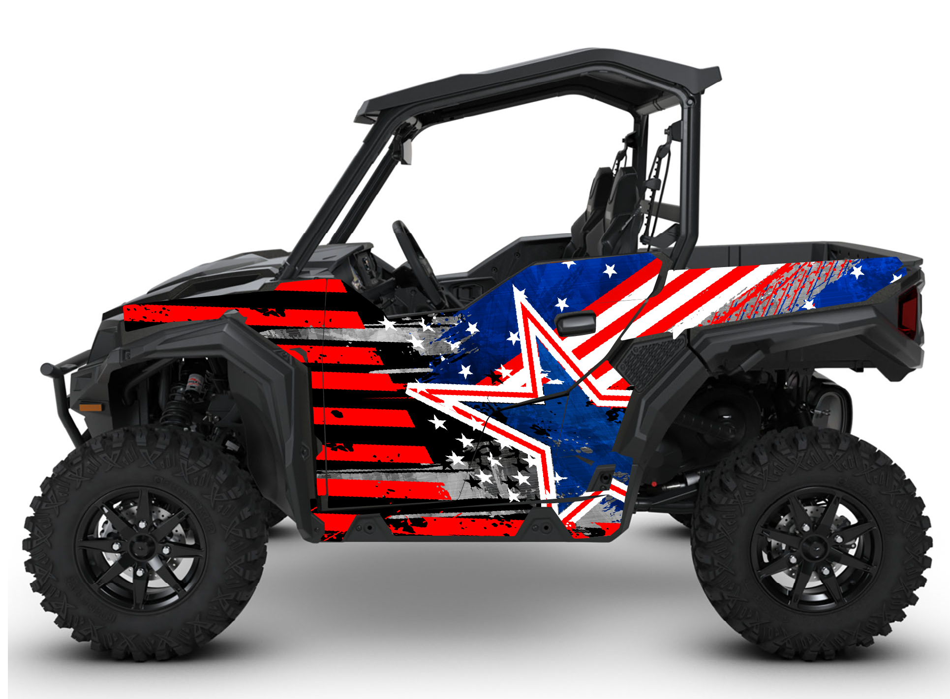 2020-2025 Polaris General XP 1000 Graphics Kit D56-1 USA Flag