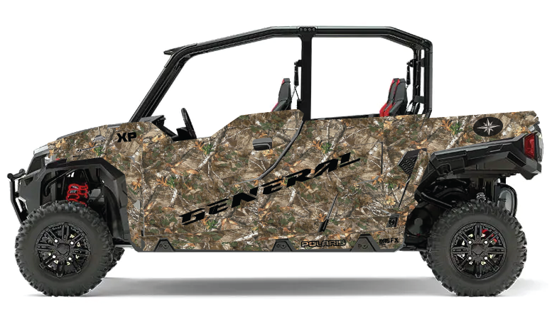 2020-2025 Polaris General XP 4 Door 1000 Graphics Kit D70-1 Real Camo