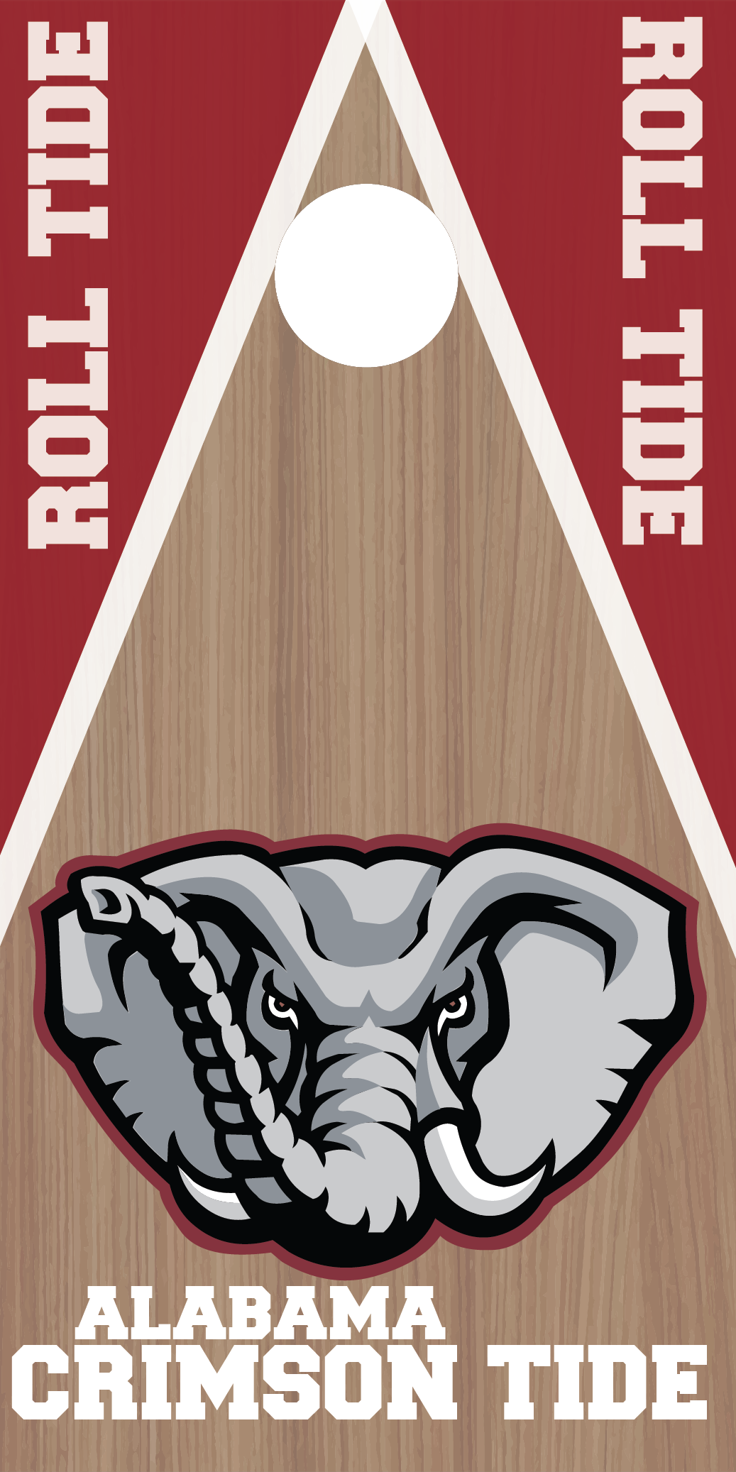 Alabama Crimson Tide Cornhole Board Skins (Pair)