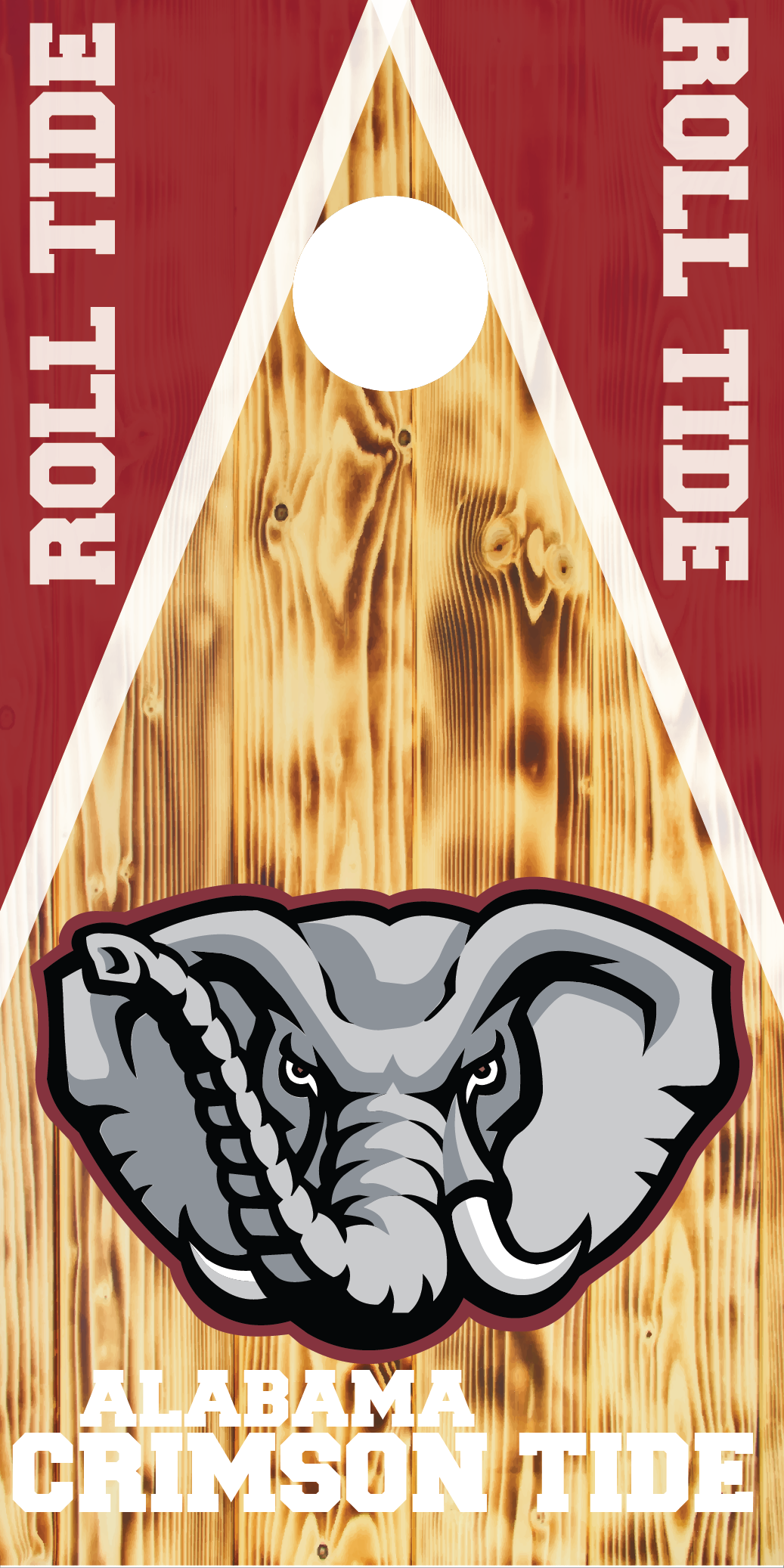 Alabama Crimson Tide Cornhole Board Skins (Pair)