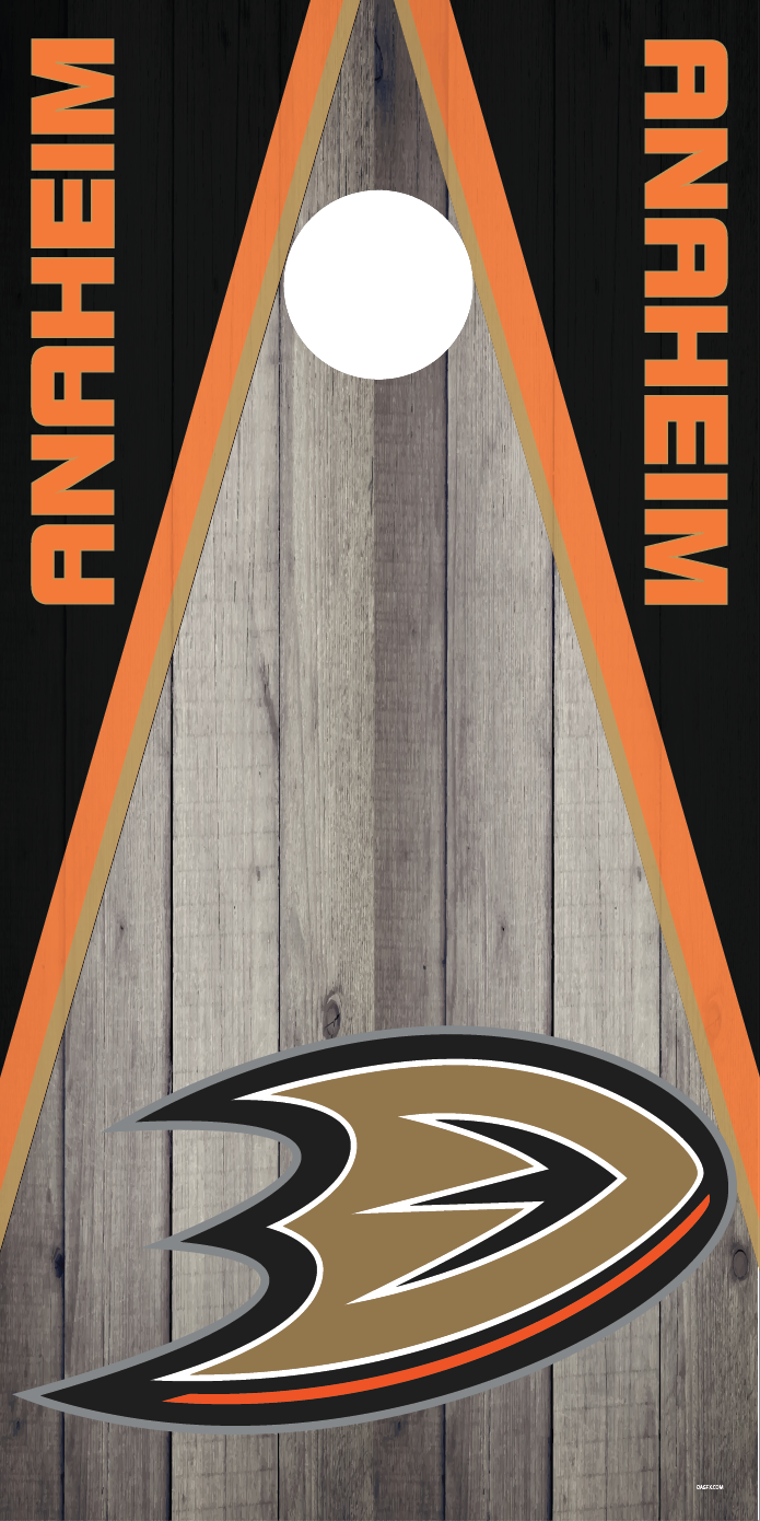 Anaheim Ducks Cornhole Board Skins (Pair)