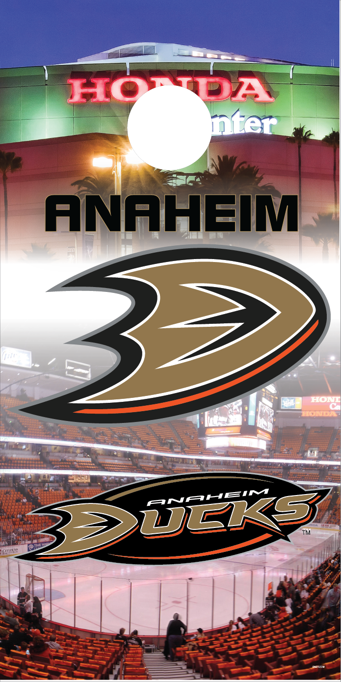 Anaheim Ducks Cornhole Board Skins (Pair)