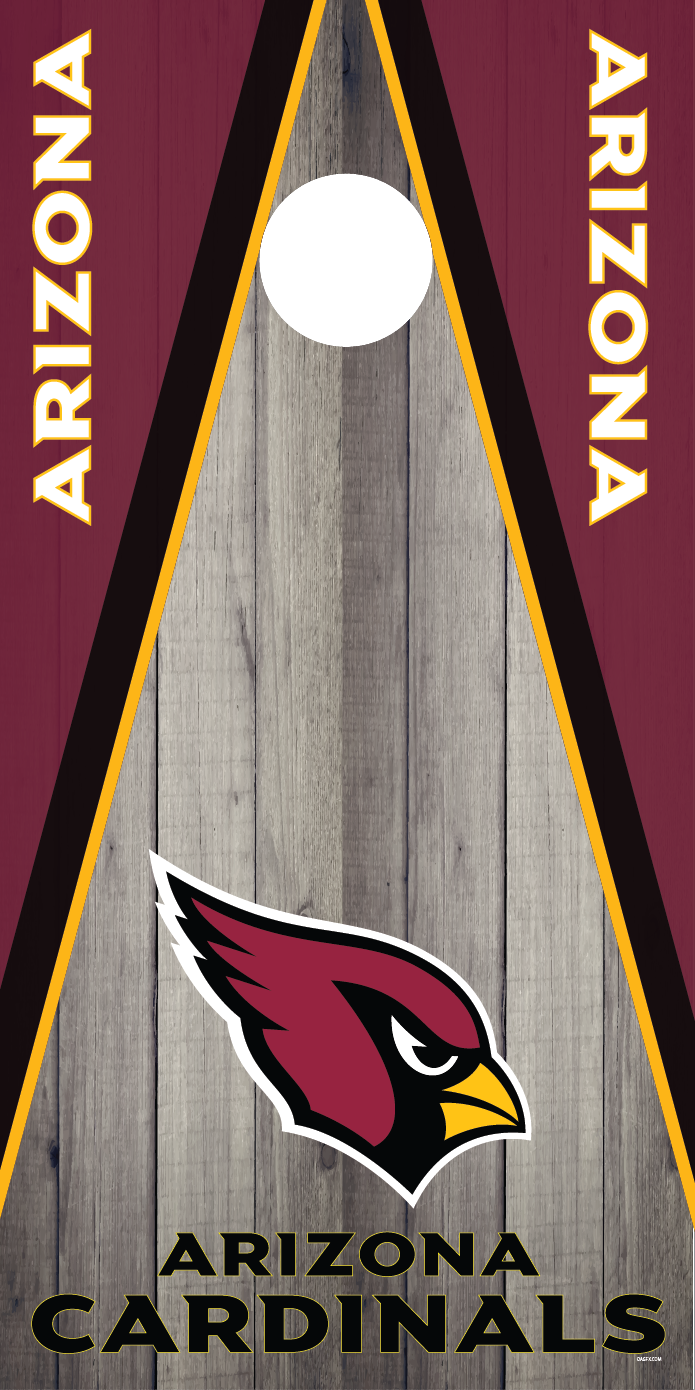Arizona Cardinals Cornhole Board Skins (Pair)