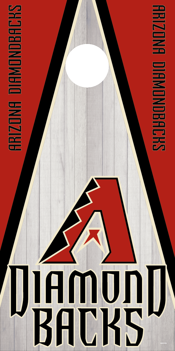Arizona Diamond Backs Cornhole Board Skins (Pair)