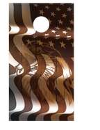 American Flag Cornhole Board Wrap\Skins (Pair)