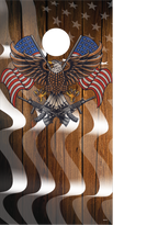 American Flag Cornhole Board Wrap\Skins (Pair)