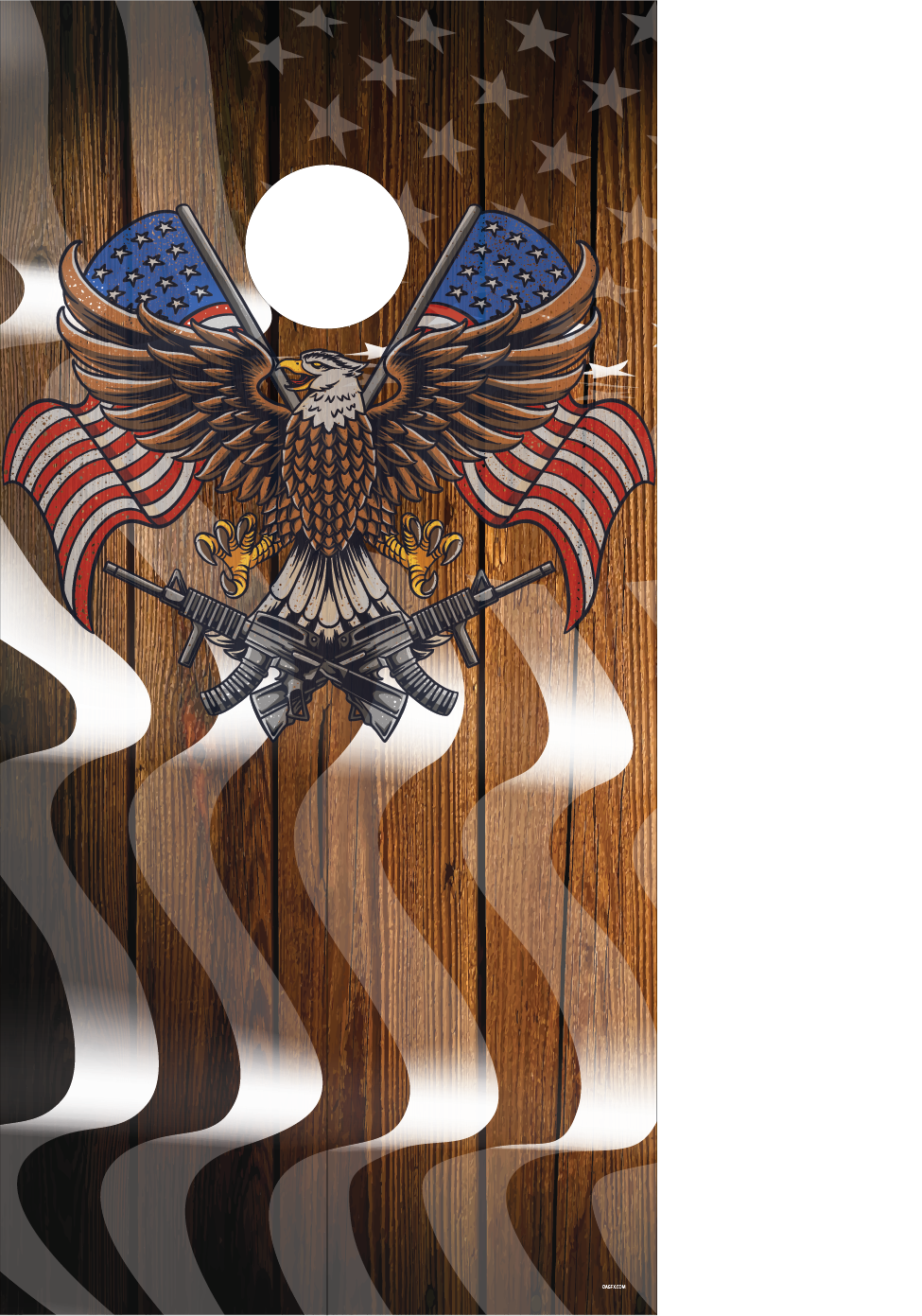 American Flag Cornhole Board Wrap\Skins (Pair)