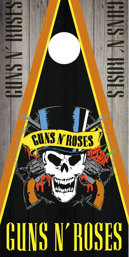 Guns N Roses Cornhole Board Skins (Pair)