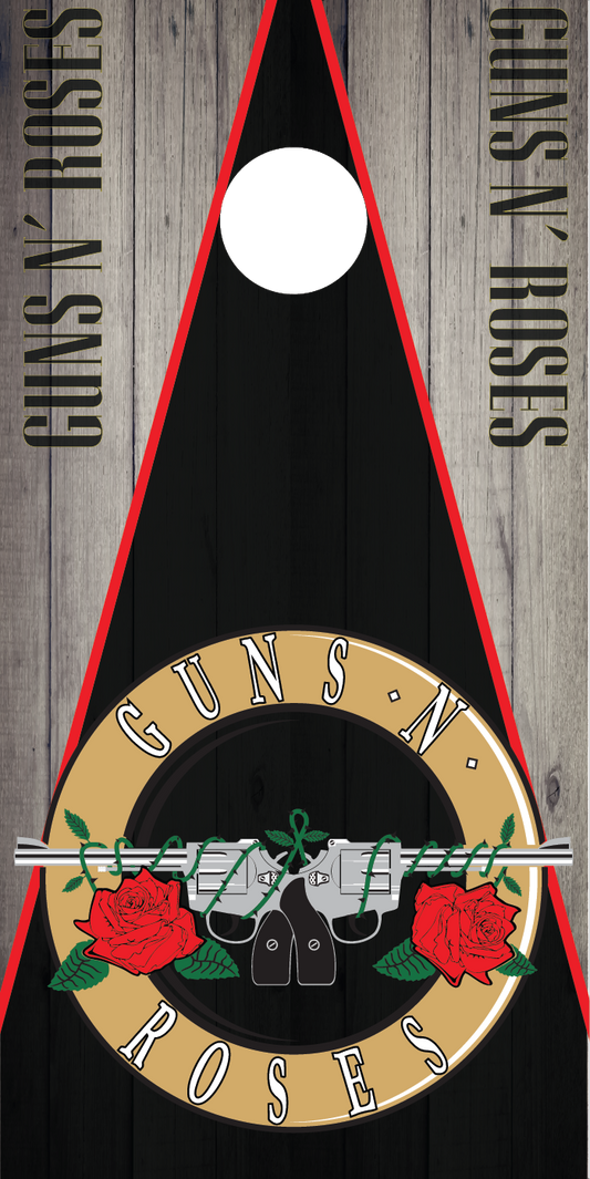 Guns N Roses Cornhole Board Skins (Pair)