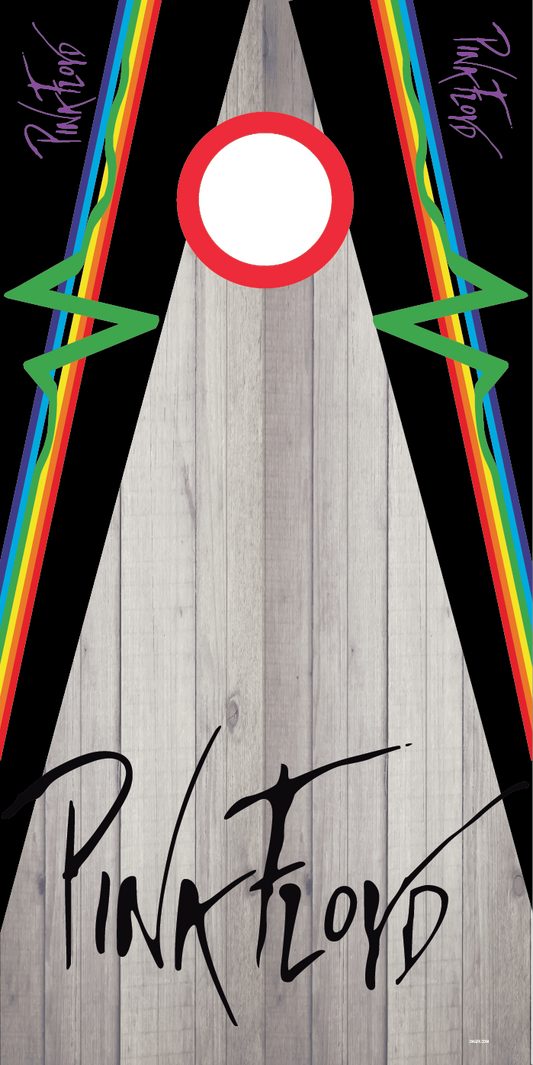 Pink Floyd Cornhole Board Skins (Pair)