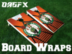 Boston Celtics Cornhole Board Skins (Pair)