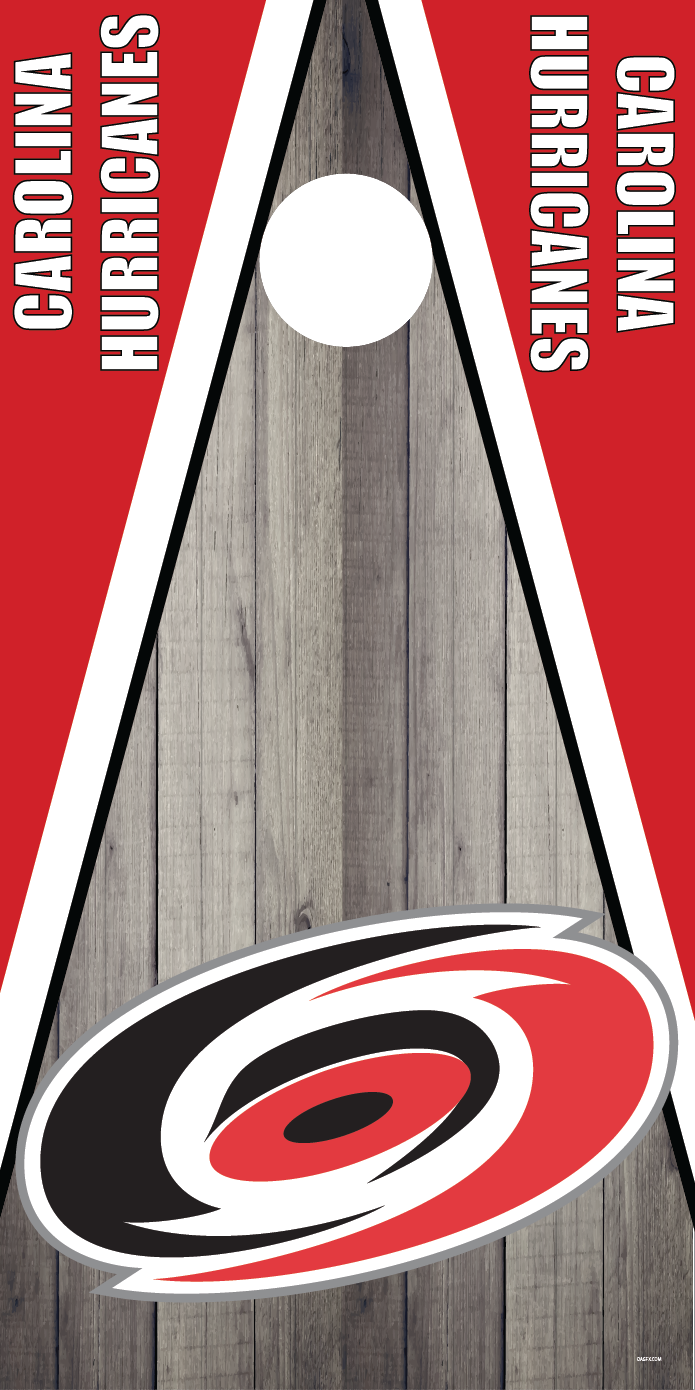 Carolina Hurricanes Cornhole Board Skins (Pair)