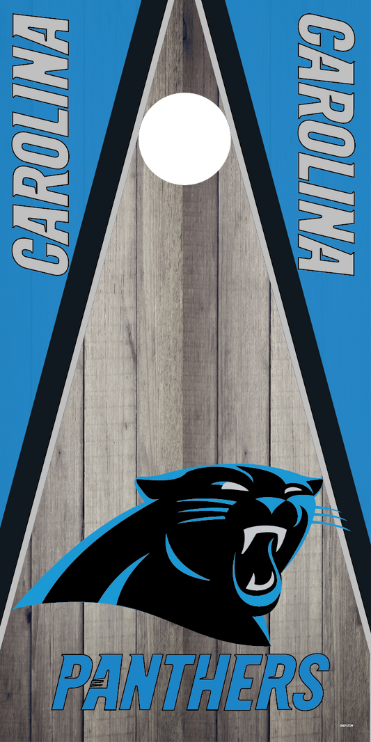 Carolina Panthers Cornhole Board Skins (Pair)