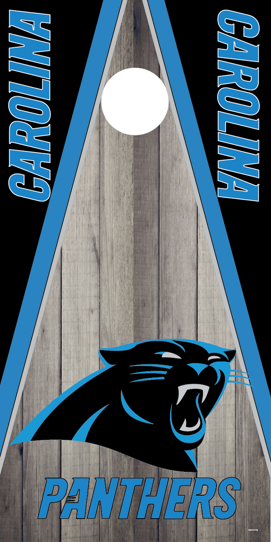 Carolina Panthers Cornhole Board Skins (Pair)