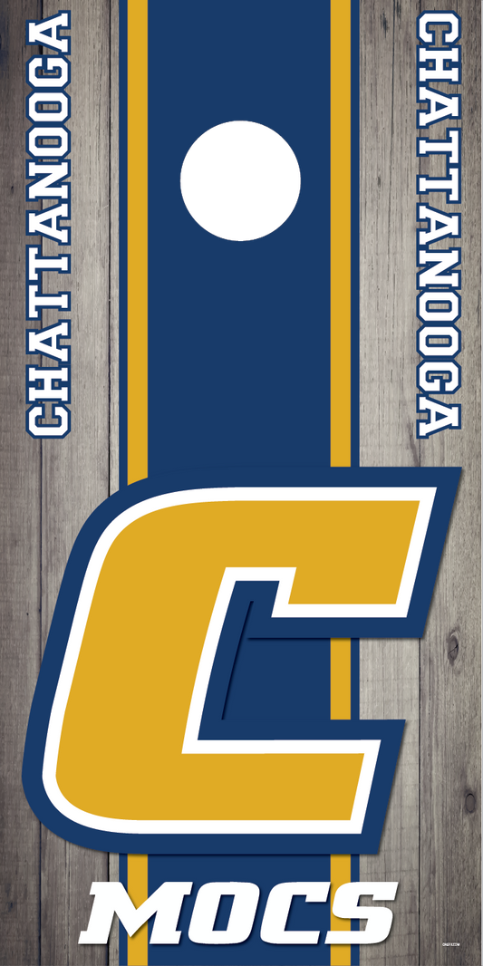 Chattanooga Mocs Cornhole Board Skins (Pair)