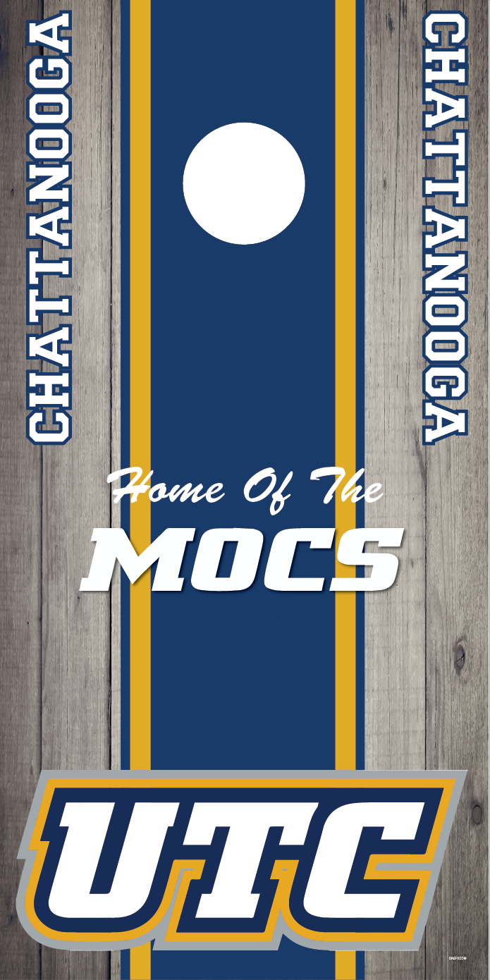 Chattanooga Mocs Cornhole Board Skins (Pair)