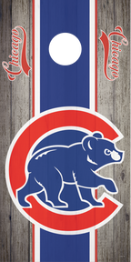 Whitsox Cubs Combo Cornhole Board Skins (Pair)