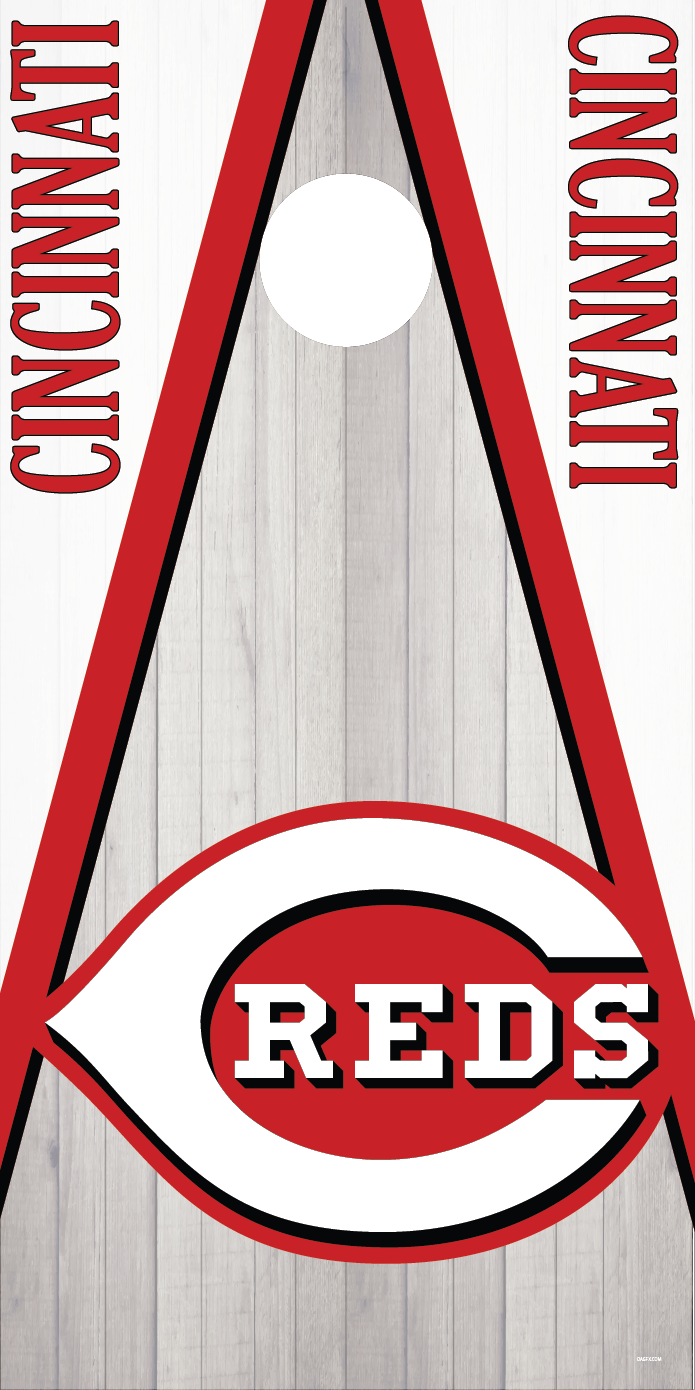 Cincinnati Reds Cornhole Board Skins (Pair)