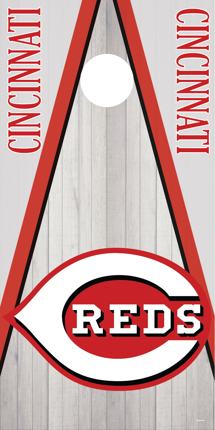 Cincinnati Reds Cornhole Board Skins (Pair)