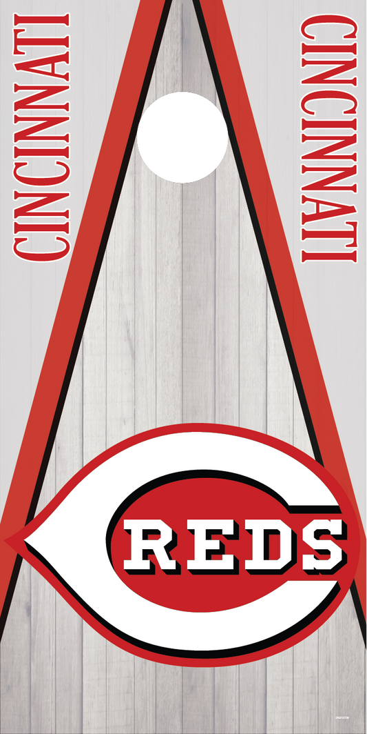 Cincinnati Reds Cornhole Board Skins (Pair)