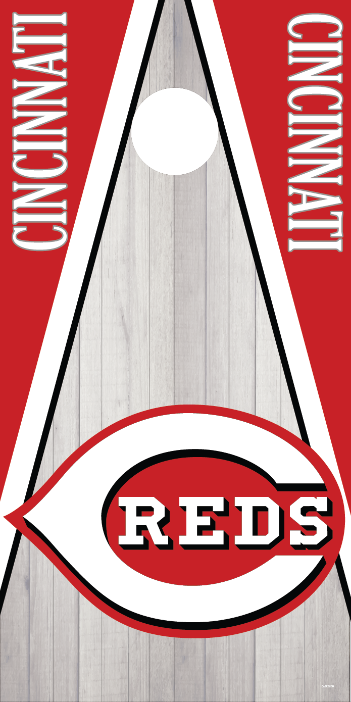 Cincinnati Reds Cornhole Board Skins (Pair)
