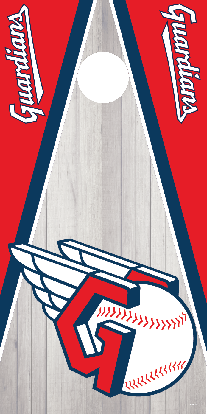 Cleveland Guardians Cornhole Board Skins (Pair)