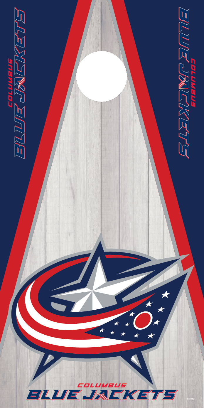 Columbus Blue Jackets Cornhole Board Skins (Pair)