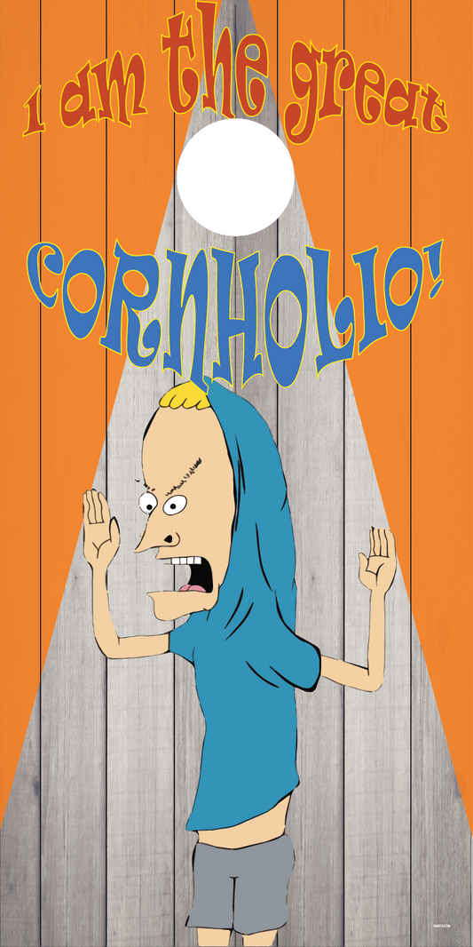 Cornholio Cornhole Board Skins (Pair)