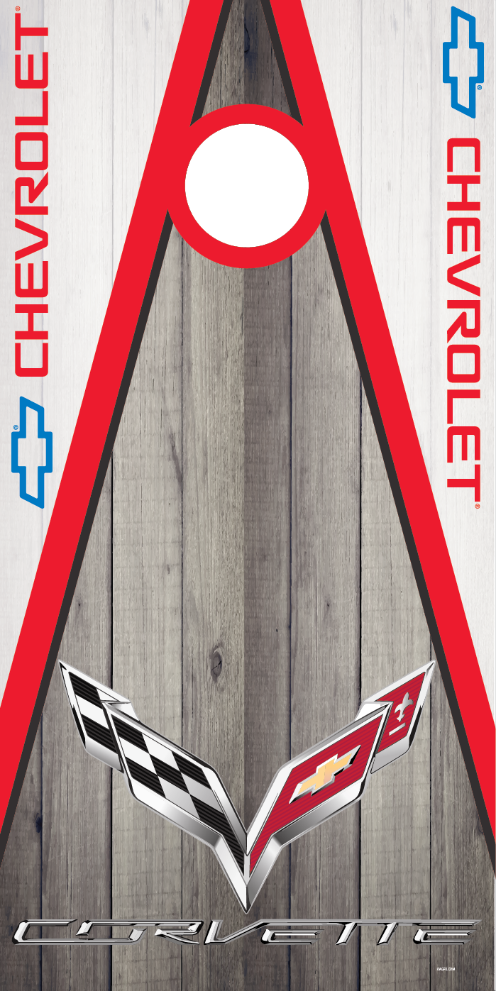 Chevrolet Corvette Cornhole Board Skins (Pair)