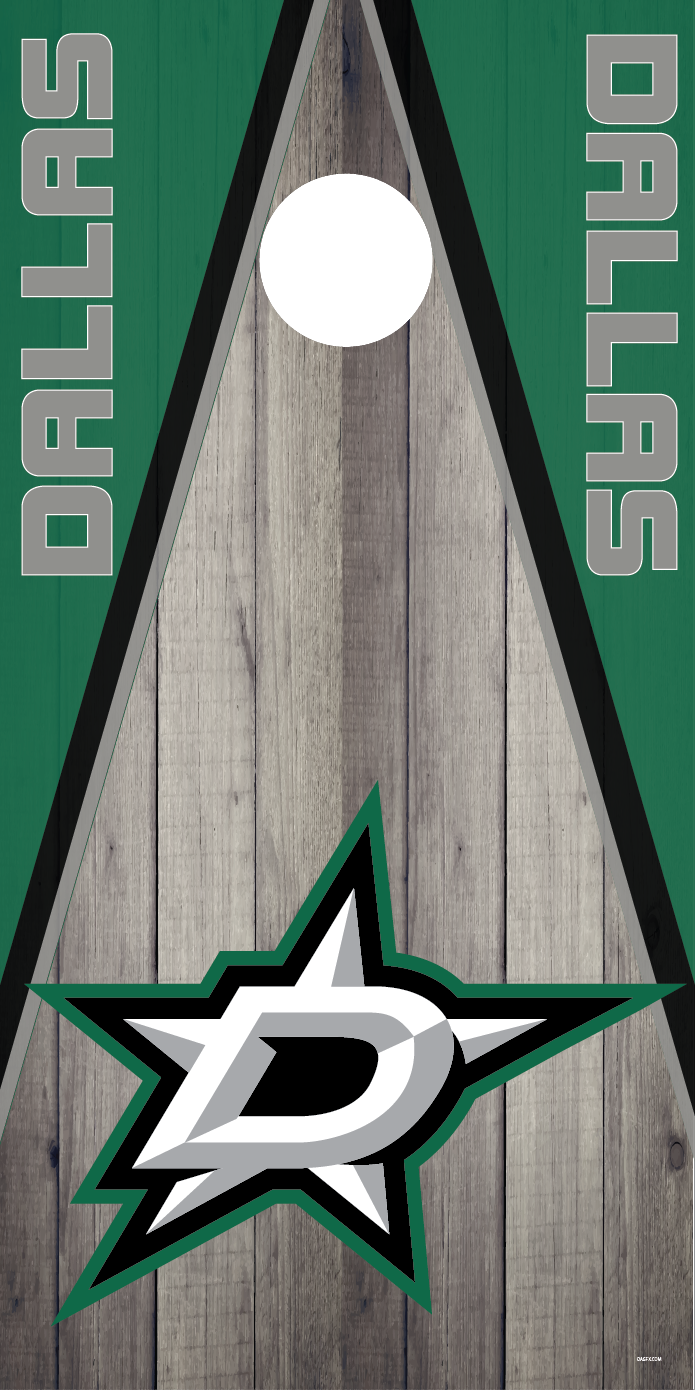 Dallas Stars Cornhole Board Skins (Pair)