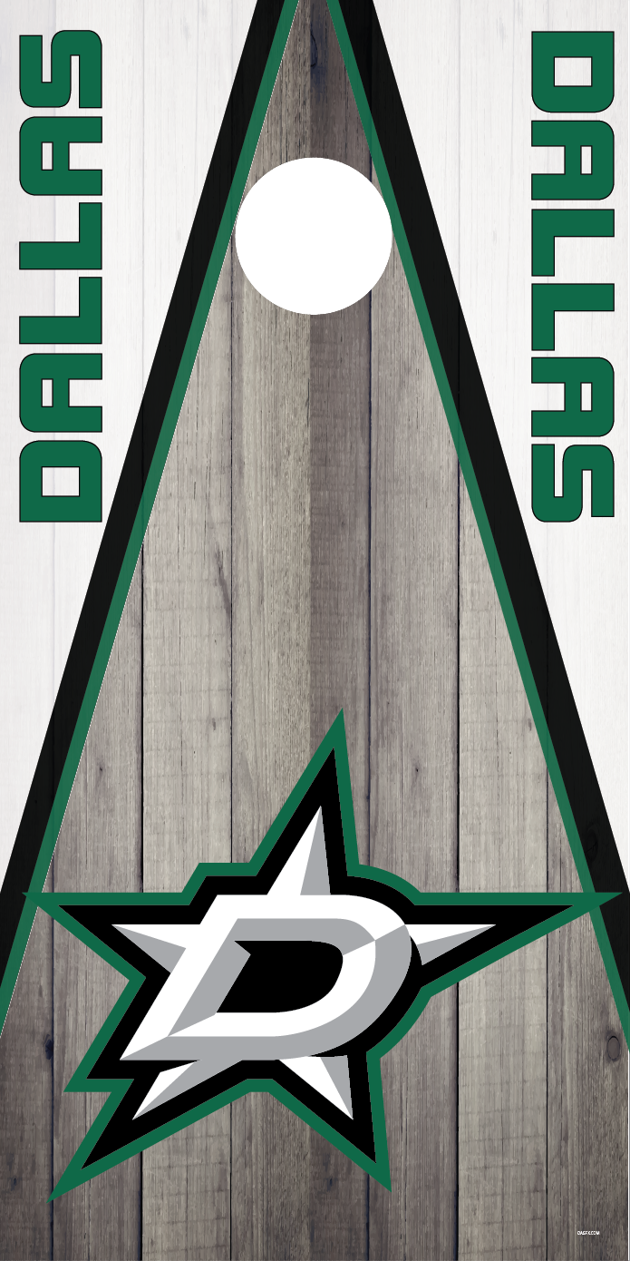 Dallas Stars Cornhole Board Skins (Pair)