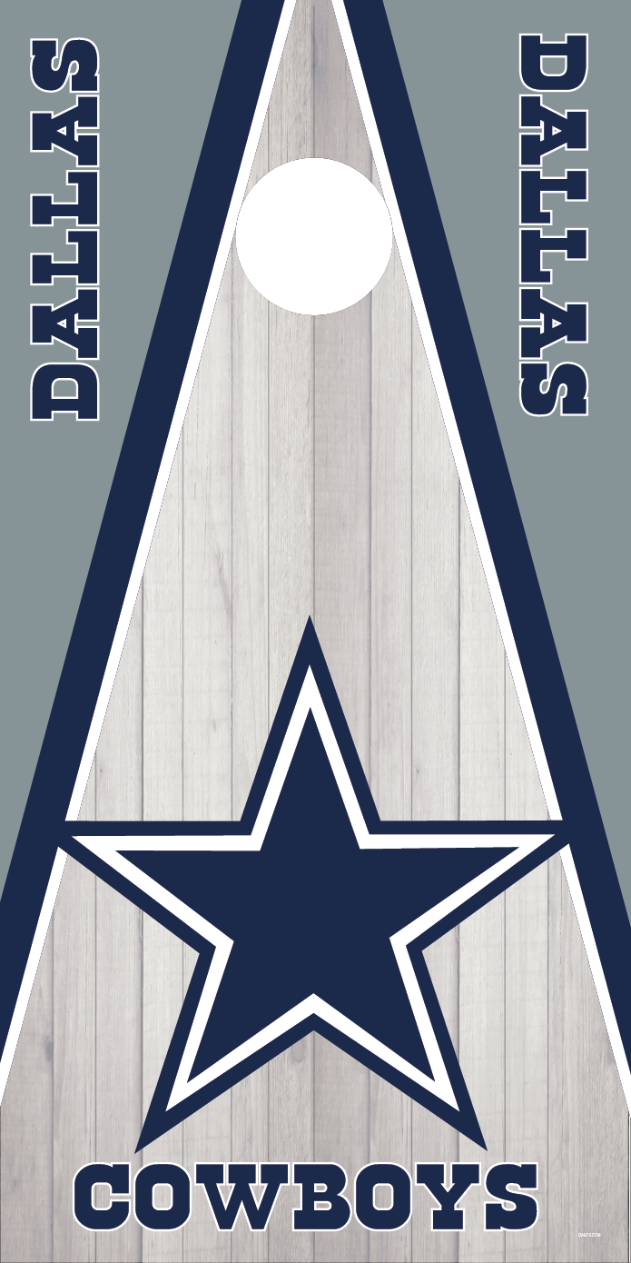 Dallas Cowboys Cornhole Board Skins (Pair)