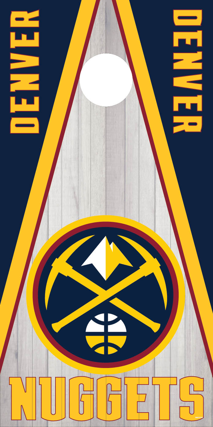 Denver Nuggets Cornhole Board Skins (Pair)
