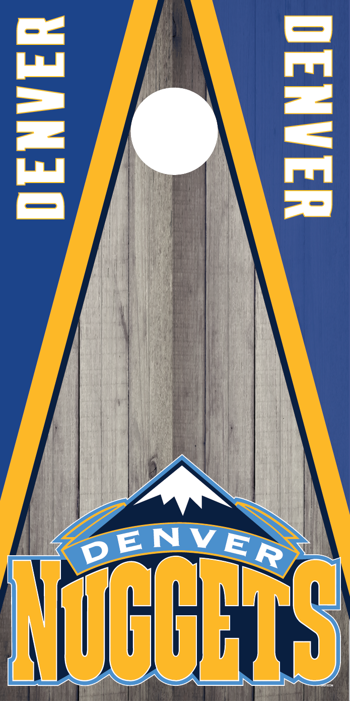 Denver Nuggets Cornhole Board Skins (Pair)