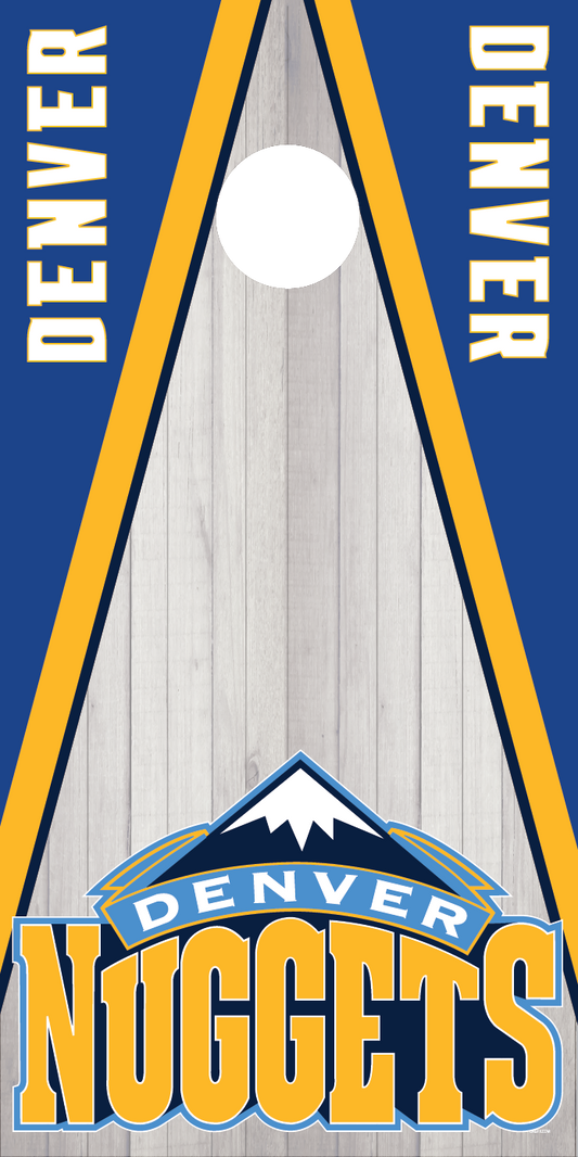 Denver Nuggets Cornhole Board Skins (Pair)