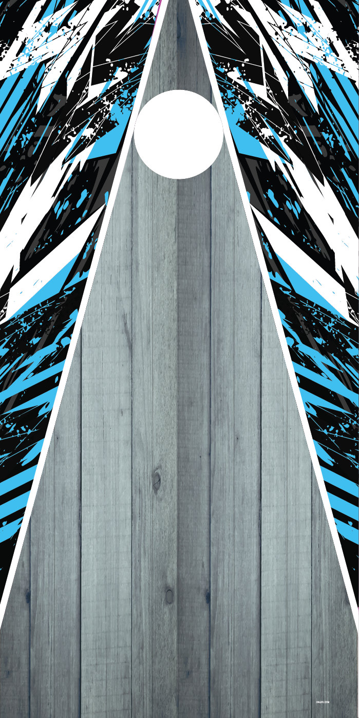 Clue Ice Design Cornhole Board Skins (Pair)