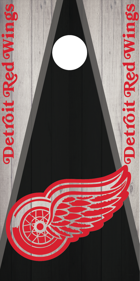 Detroit Redwings Cornhole Board Skins (Pair)