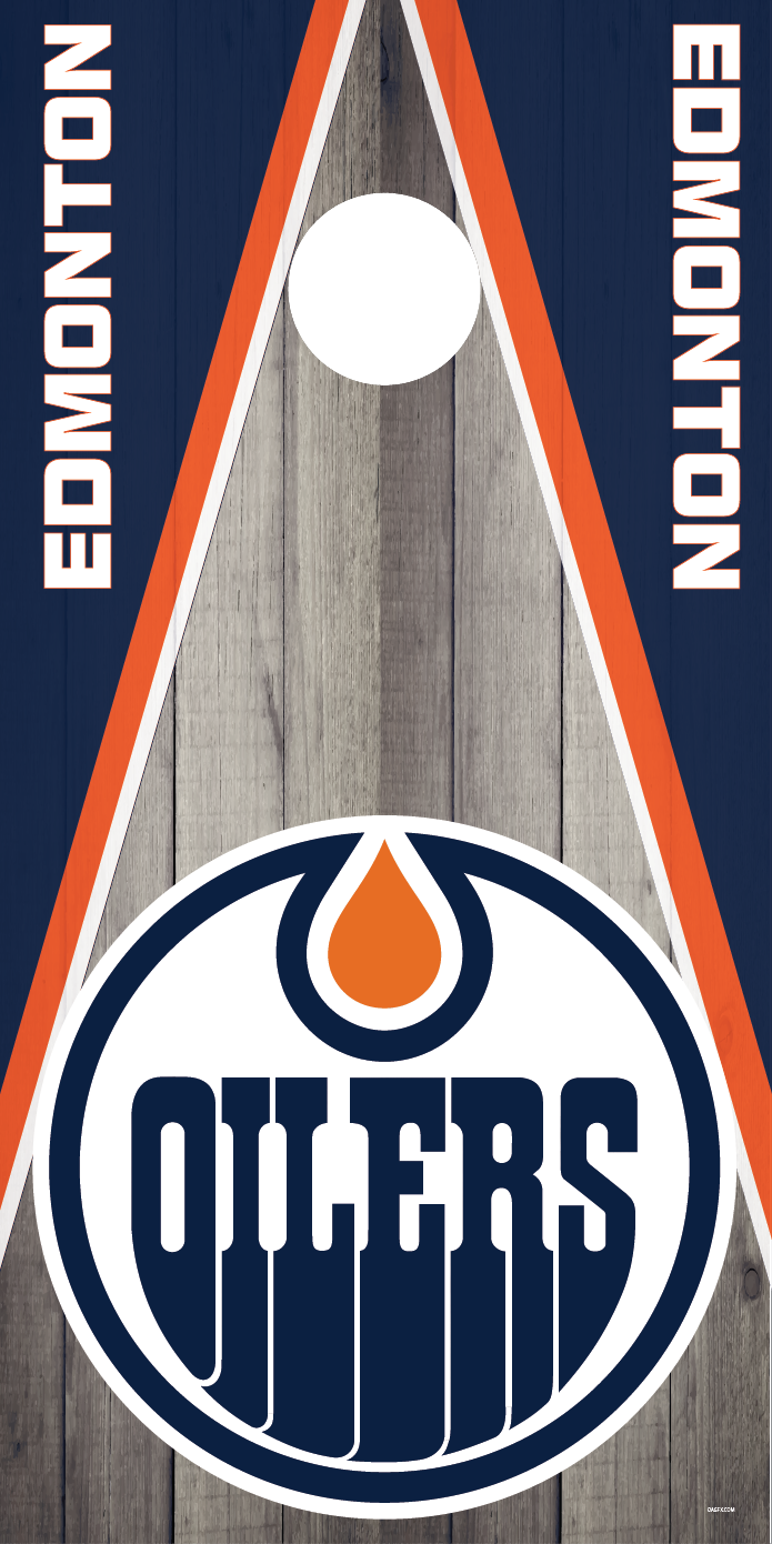 Edmonton Oilers Cornhole Board Skins (Pair)
