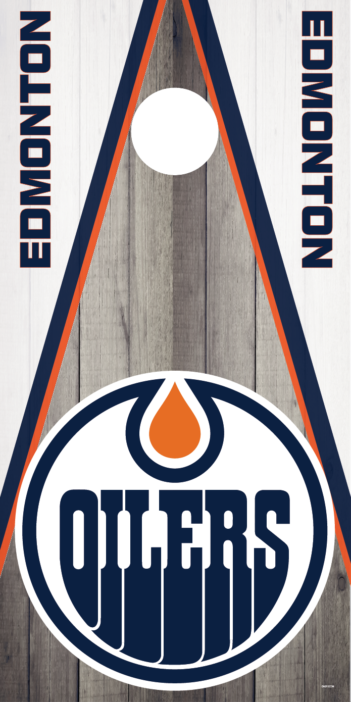 Edmonton Oilers Cornhole Board Skins (Pair)