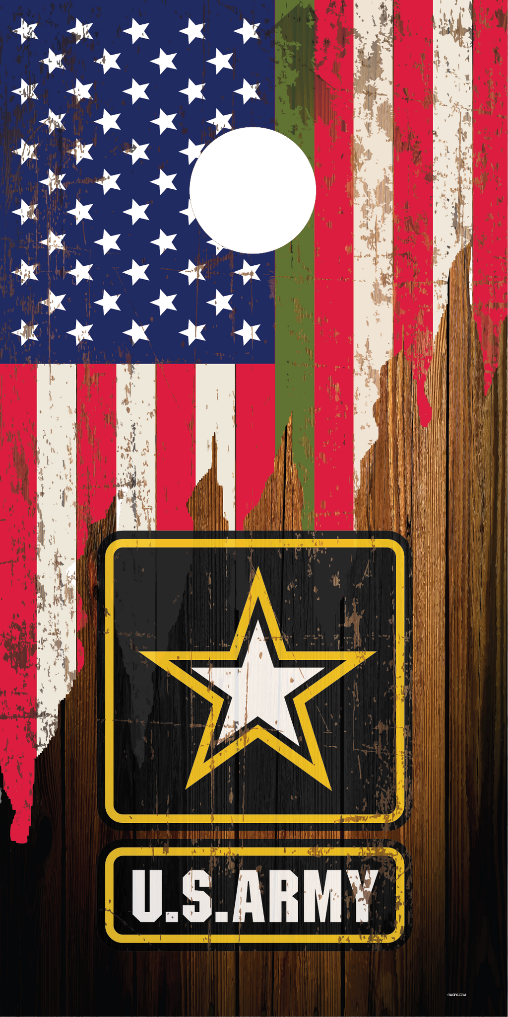 Army Cornhole Board Skins (Pair)