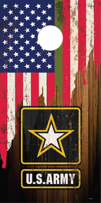 Army Cornhole Board Skins (Pair)