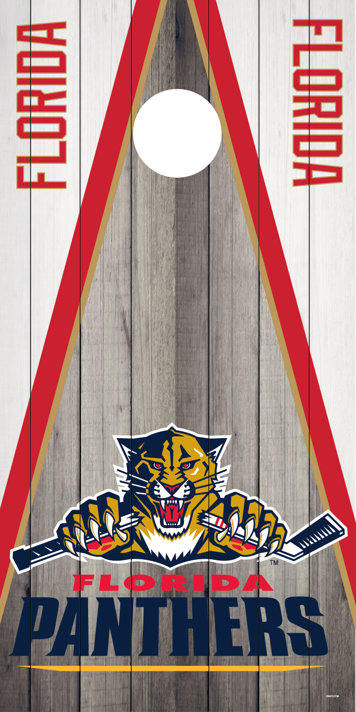 Florida Panthers Cornhole Board Skins (Pair)