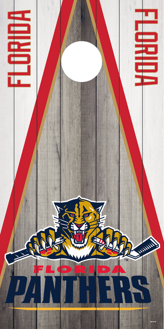 Florida Panthers Cornhole Board Skins (Pair)