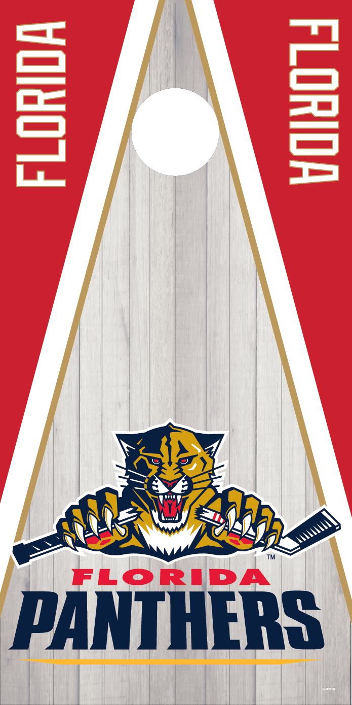 Florida Panthers Cornhole Board Skins (Pair)