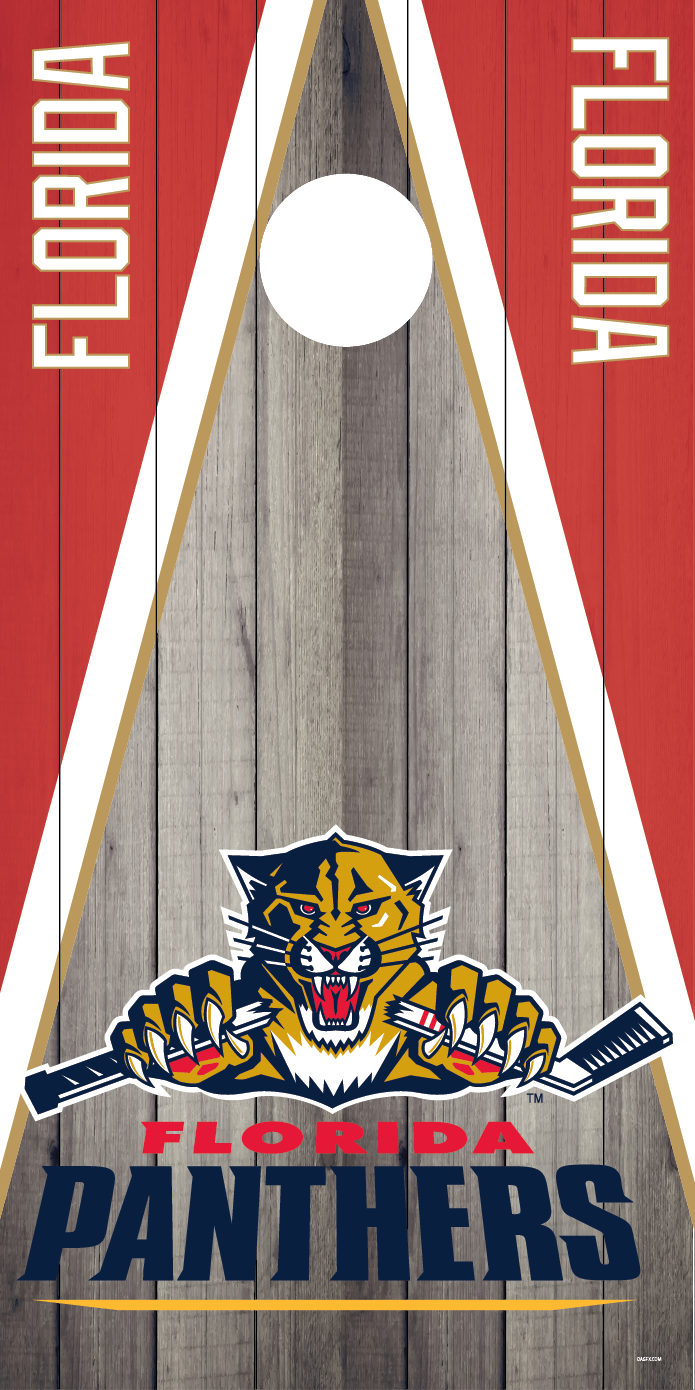 Florida Panthers Cornhole Board Skins (Pair)