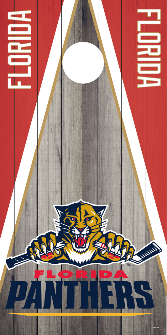 Florida Panthers Cornhole Board Skins (Pair)