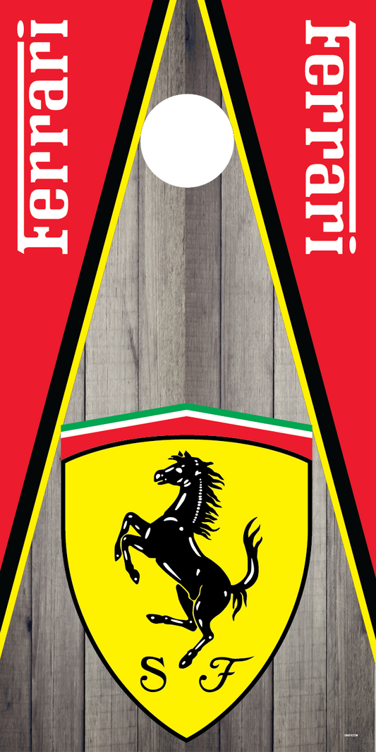 Ferrari Cornhole Board Skins (Pair)