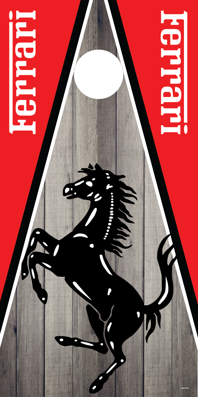 Ferrari Cornhole Board Skins (Pair)