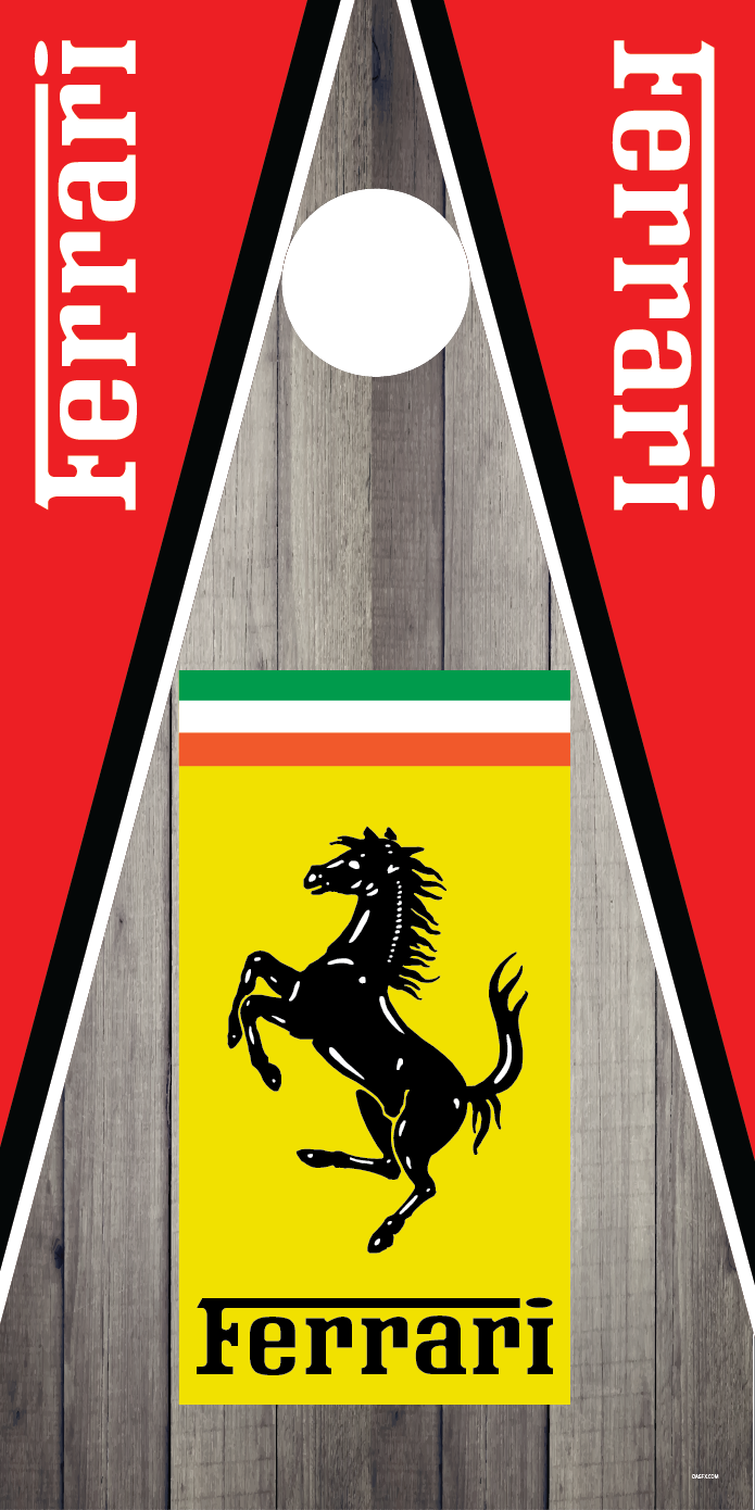 Ferrari Cornhole Board Skins (Pair)
