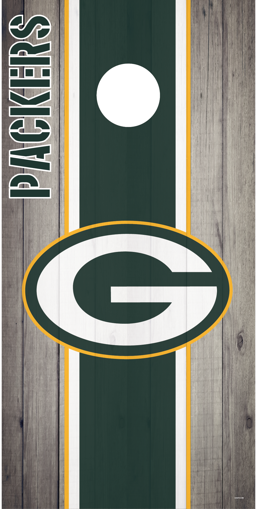 Green Bay Packers Cornhole Board Skins (Pair)